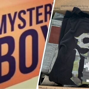 BOX MENS CLOTHING Sz L BUNDLE FOR RESALE Or SELF MB121 (5 Lb Box)